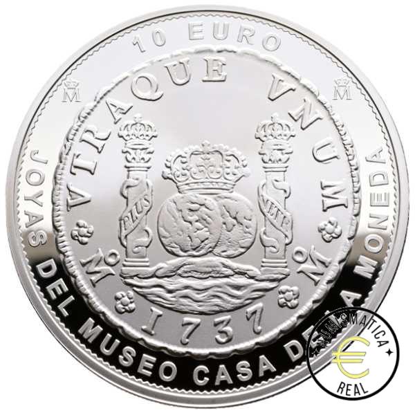 ESPAÑA 2025 10 EUROS PROOF – 8 REALES “JOYAS MUSEO II - 1737 MÉXICO” BE – PP. - Imagen 2
