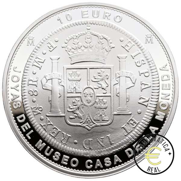 ESPAÑA 2025 10 EUROS PROOF – 8 REALES “JOYAS MUSEO II - 1772 MÉXICO” BE – PP. - Imagen 3