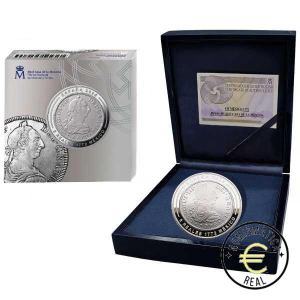 ESPAÑA 2025 10 EUROS PROOF – 8 REALES “JOYAS MUSEO II - 1772 MÉXICO” BE – PP.