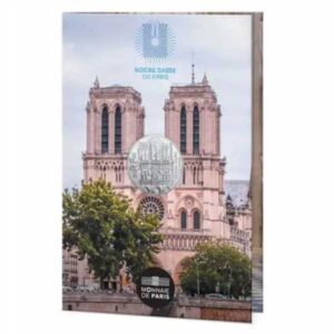 FRANCIA 2025 10 EUROS CONMEMORATIVA BU "CATEDRAL DE NOTRE DAME" EN CARPETA COINCARD BNC.