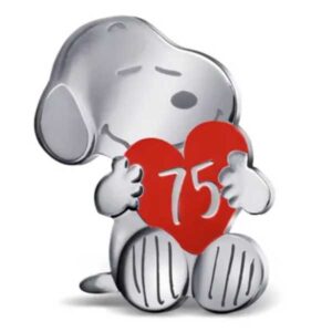 FRANCIA 2025 10 EUROS PROOF - MONEDA DE PLATA 75 ANIV. SNOOPY "CORAZON" BE - PP.