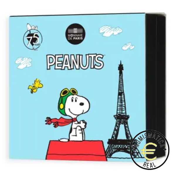 FRANCIA 2025 10 EUROS PROOF - MONEDA DE PLATA 75 ANIV. SNOOPY "CORAZON" BE - PP. - Imagen 3