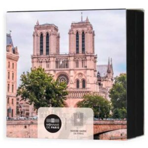 FRANCIA 2025 2 EUROS CONMEMORATIVA PROOF "CATEDRAL DE NOTRE DAME" PP EN ESTUCHE.