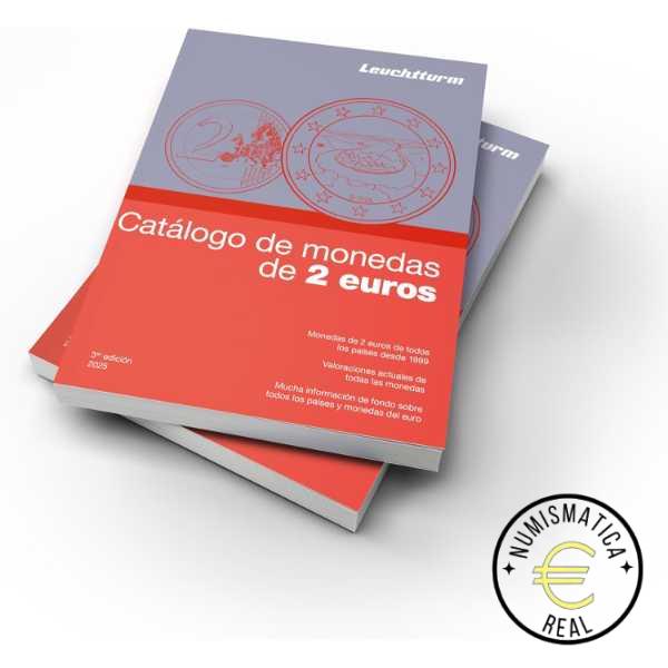 CATALOGO 2025 DE MONEDAS DE 2 EUROS DESDE 1999 - LIBRO EN ESPAÑOL - TODOS LOS PAISES DE LA ZONA EURO.