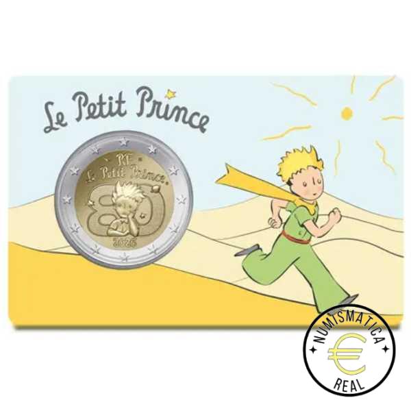 FRANCIA 2026 2 EUROS CONMEMORATIVA UNC – EL PRINCIPITO – (EN COINCARD) BU 4 VERSIONES DIFERENTES. – S/C. - Imagen 4