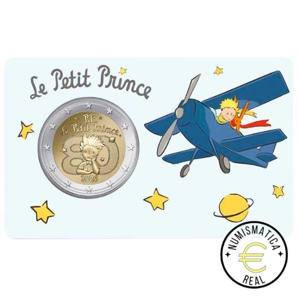 FRANCIA 2026 2 EUROS CONMEMORATIVA UNC – EL PRINCIPITO – (EN COINCARD) BU 4 VERSIONES DIFERENTES. – S/C. - Imagen 6