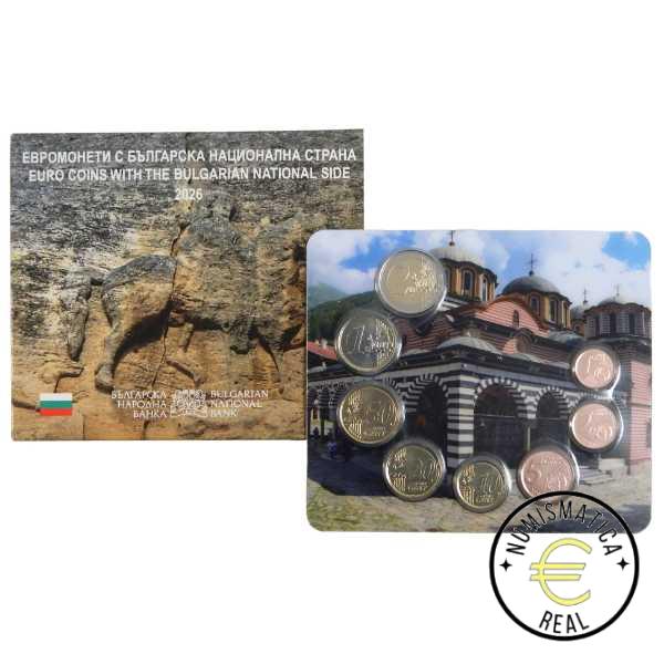 BULGARIA 2026 CARTERA 8 VALORES KMS CALIDAD BU - DE 1 CENT A 2 EUROS - EN CARTERA OFICIAL - EUROSET. - Imagen 2