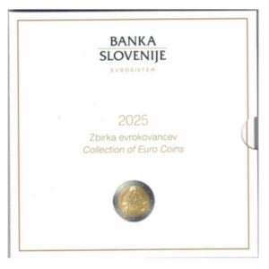 ESLOVENIA 2025 CARTERA 10 VALORES KMS CALIDAD BU - DE 1 CENT A 2 EUROS 8 VALORES + 3 EUROS + 2 EUROS MIKI MUSTER - EN CARTERA OFICIAL - EUROSET.