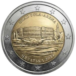 CROACIA 2025 2 EUROS CONMEMORATIVA UNC - ARENA O ANFITEATRO DE PULA - S/C.