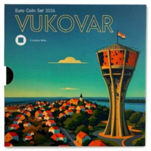 CROACIA 2026 CARTERA 8 VALORES KMS CALIDAD BU - DE 1 CENT A 2 EUROS - EN CARTERA OFICIAL - EUROSET.