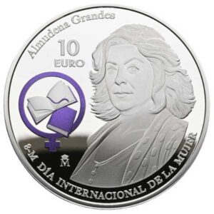 PREVENTA - ESPAÑA 2026 10 EUROS PROOF – 8 REALES “ALMUDENA GRANDES – 8 MARZO – DIA DE LA MUJER” BE – PP.