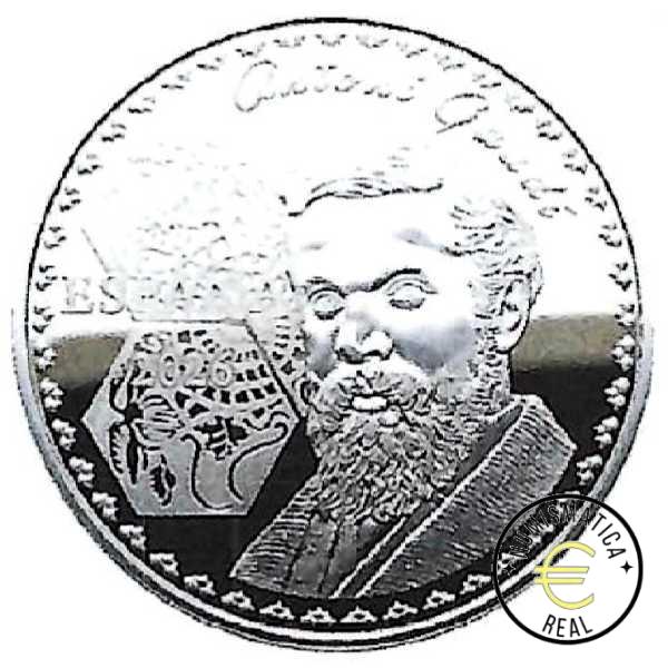 PREVENTA - ESPAÑA 2026 10 EUROS PROOF – 8 REALES “100 ANIV. DE ANTONIO GAUDI - SAGRADA FAMILIA” BE – PP. - Imagen 2