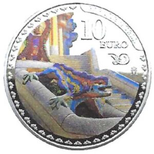 PREVENTA - ESPAÑA 2026 10 EUROS PROOF – 8 REALES “100 ANIV. DE ANTONIO GAUDI - PARQUE GUELL” BE – PP.