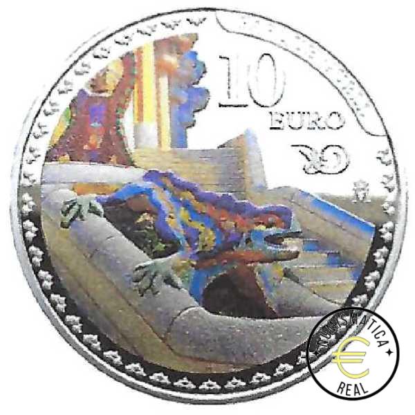 PREVENTA - ESPAÑA 2026 10 EUROS PROOF – 8 REALES “100 ANIV. DE ANTONIO GAUDI - PARQUE GUELL” BE – PP.