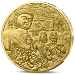 FRANCIA 2026 1/4 EUROS CONMEMORATIVA UNC "UNESCO - CUEVAS DE LONGMEN" S/C.