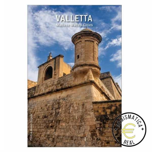 MALTA 2026 2 EUROS CONMEMORATIVA UNC – CIUDAD DE LA VALLETTA EN COINCARD OFICIAL (CARTERA) – BU.