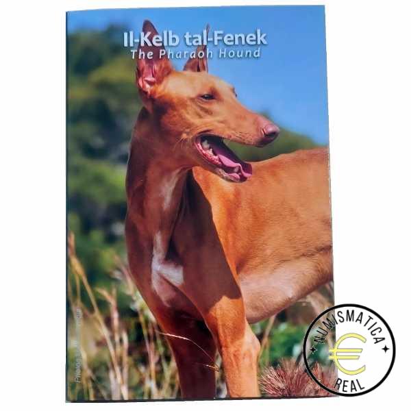 MALTA 2026 2 EUROS CONMEMORATIVA UNC - SABUESO FARAON MALTES EN COINCARD OFICIAL (CARTERA) - BU.