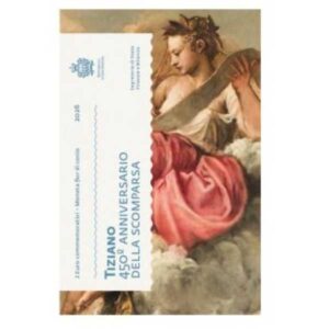 SAN MARINO 2026 2 EUROS CONMEMORATIVA BU - 450º ANIVERSARIO DE LA MUERTE DE TIZIANO - EN CARTERA OFICIAL.