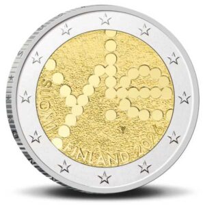 FINLANDIA 2026 2 EUROS CONMEMORATIVA UNC - "100 AÑOS DE LA RADIODIFUSION FINLANDESA - YLEISRADIO" - S/C.