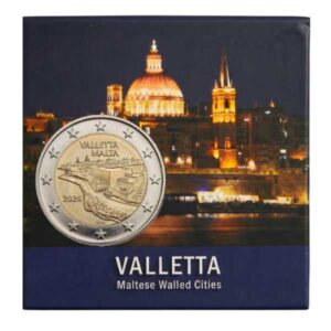 MALTA 2026 2 EUROS CONMEMORATIVA PROOF – CIUDAD DE LA VALLETTA EN CARTERA OFICIAL BE – PP.