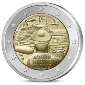 FRANCIA 2026 2 EUROS CONMEMORATIVA UNC - LA ARMADA FRANCESA "400º AÑOS DE EXPERIENCIA" S/C.