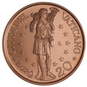 VATICANO 2025 20 EUROS CONMEMORATIVA BU - ARTE Y FE “EL BUEN PASTOR" - EN ESTUCHE OFICIAL.