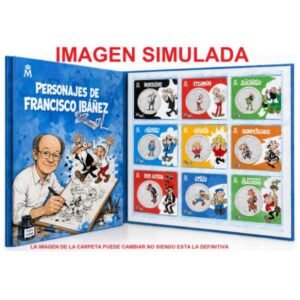 RESERVA - ESPAÑA 2026 1,5 EUROS CONMEMORATIVA COLECCION COMPLETA 9 MONEDAS BNC - MORTADELO Y FILEMON - EN COLOR + ESTUCHE BU.
