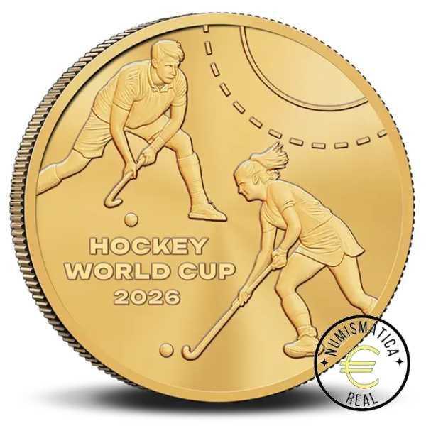 BELGICA 2026 2,5 EUROS COINCARD CONMEMORATIVA UNC - COPA MUNDIAL DE HOCKEY EN BELGICA Y LOS PAISES BAJOS" - VERSION HOLANDESA BU. - Imagen 2