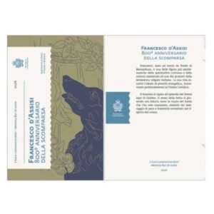 SAN MARINO 2026 2 EUROS CONMEMORATIVA BU - 800º ANIVERSARIO DE LA MUERTE DE SAN FRANCISCO DE ASIS - EN CARTERA OFICIAL.